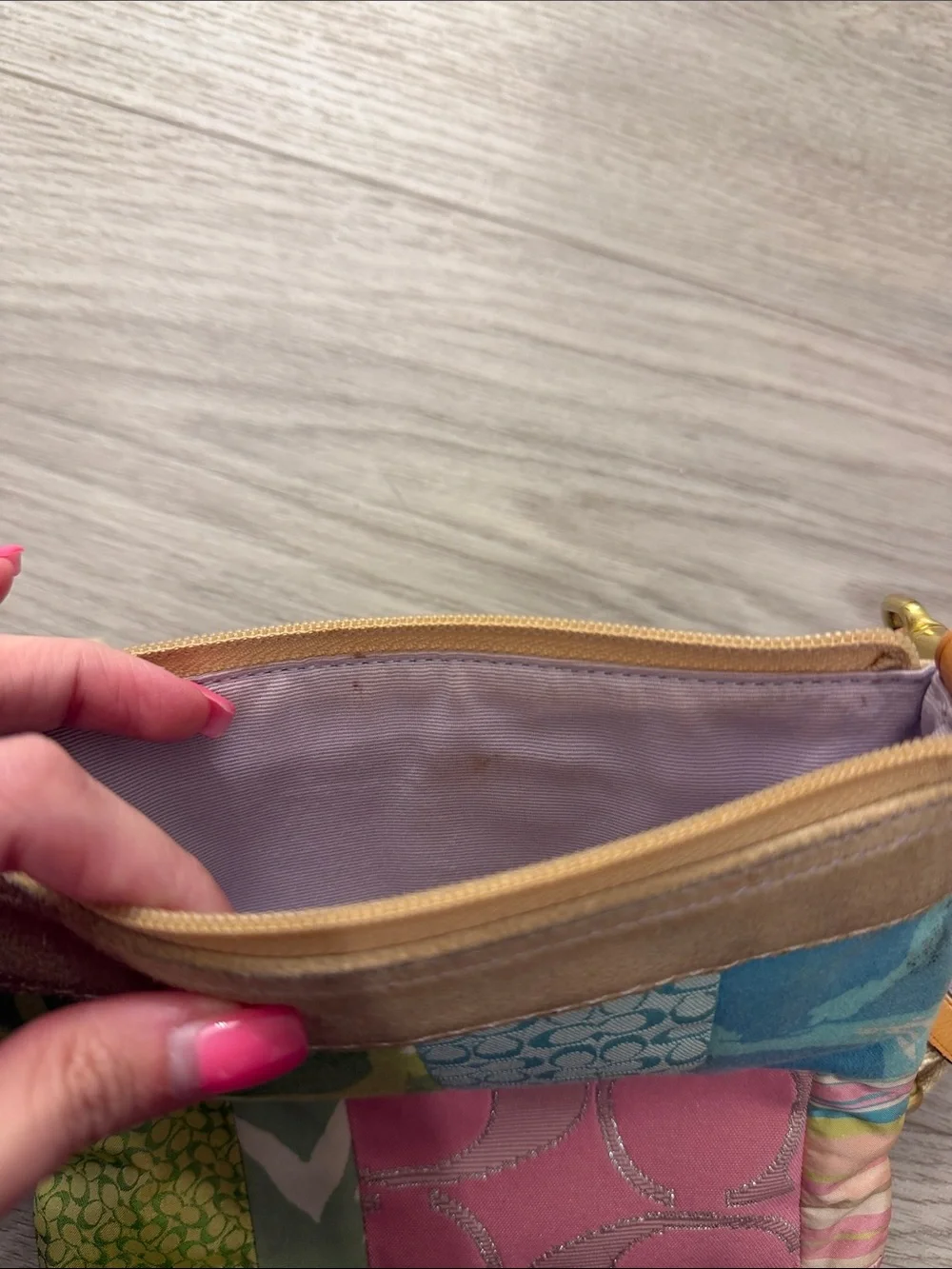 Coach Vintage Pastel Patchwork Crossbody-No. L05Q-465